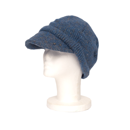 KNIT CLASSIC BEANIE CAP - TURQUOISE