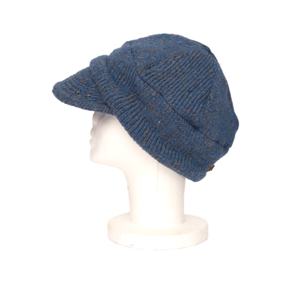 KNIT CLASSIC BEANIE CAP - TURQUOISE