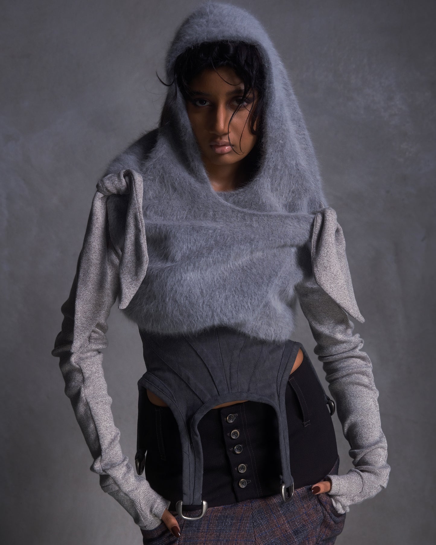 MARLA CORSET - CONCRETE GREY