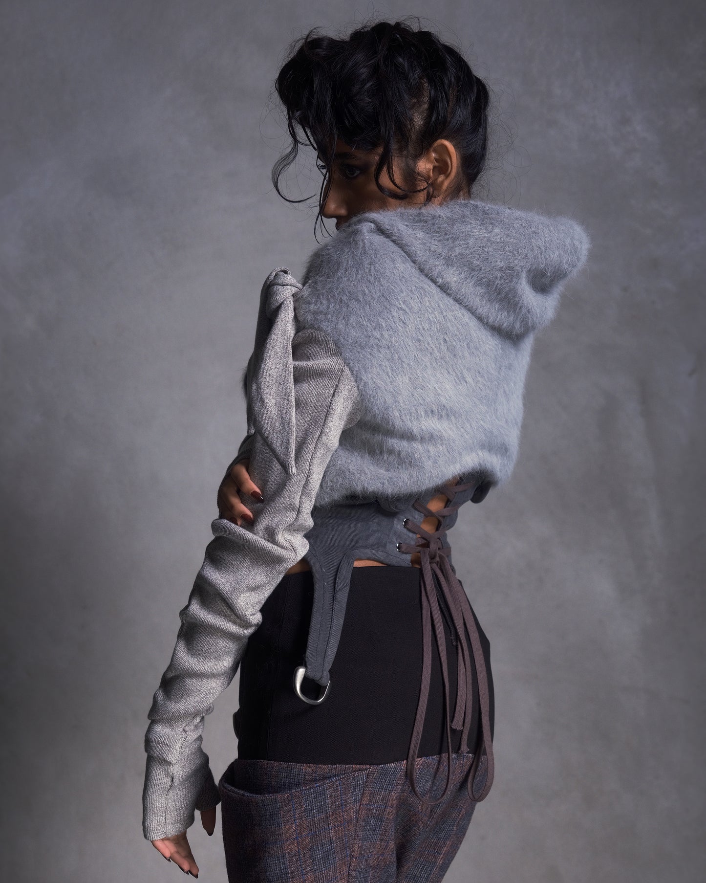 MARLA CORSET - CONCRETE GREY